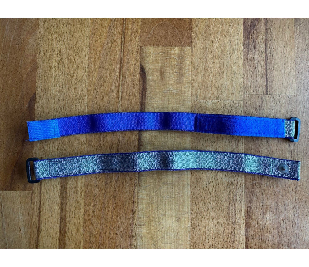 Armbandelektroden blau/grau - für Healy Gerät, TimeWaver, Elektro- & Tens- Stimulationsgeräte