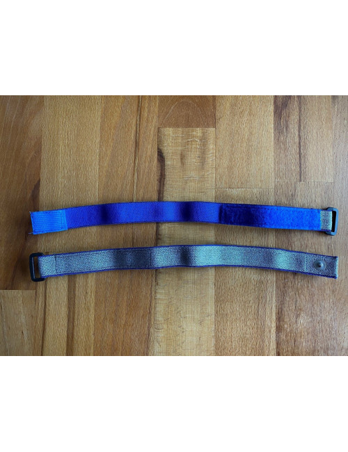 Armbandelektroden blau/grau - für Healy Gerät, TimeWaver, Elektro- & Tens- Stimulationsgeräte