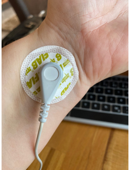 Klebe - Elektroden 50er Pack mit Gelly Gel Schicht - für Healy Gerät, TimeWaver, Elektro- & Tens- Stimulationsgeräte