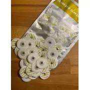Klebe - Elektroden 50er Pack mit Gelly Gel Schicht - für Healy Gerät, TimeWaver, Elektro- & Tens- Stimulationsgeräte