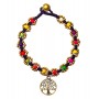 Armband "Flower mit Baum des Lebens" bunt