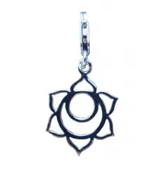 Anhänger - Karabiner -Svadistanam Chakra- 1,4cm 925 Silber