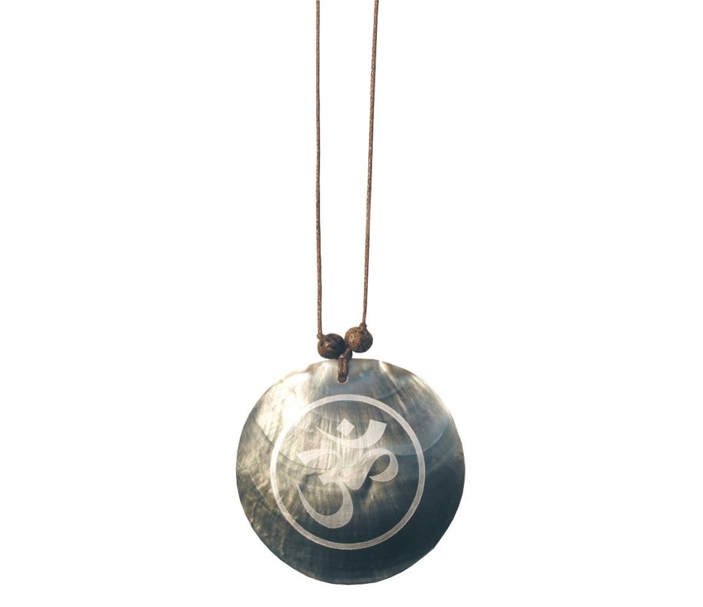 Halskette - Muschel mit Gravur - OM- 6cm