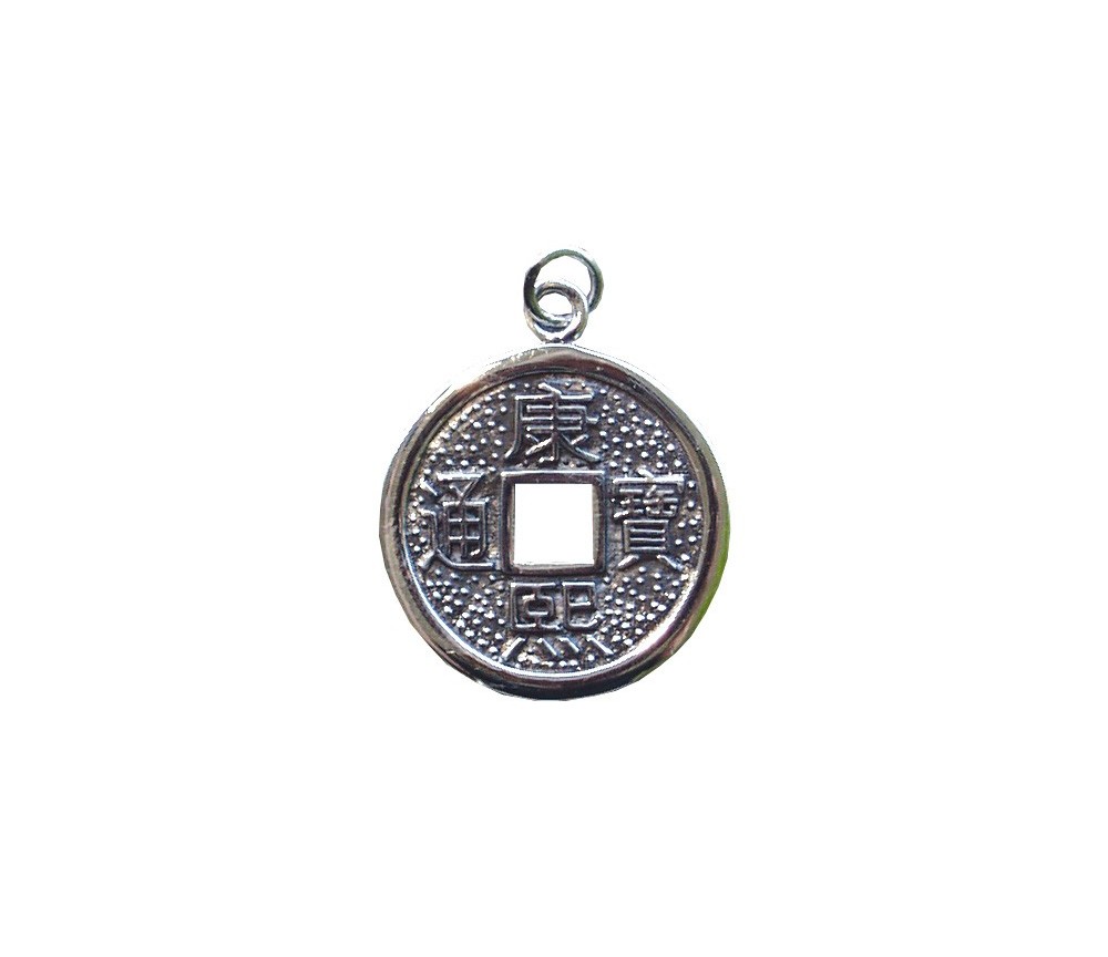 Anhänger -  Glücksmünze- 2,5cm - 925 Silber 5,8g