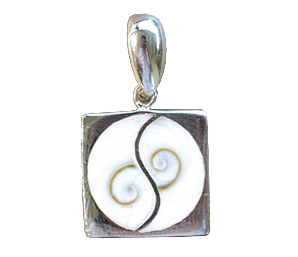 Anhänger -  Shivas Auge Yin Yang- 2cm