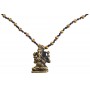Halskette "Ganesha" mit 80 Messingperlen 35cm