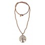 Halskette "Baum des Lebens" mit 80 Messingperlen 35cm