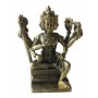 "Brahma auf Thron" Messing 6cm