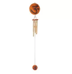 "Om" Klangspiel Holz antik 60cm