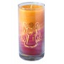 Kerze "Sunset Engel" im Glas Stearin 14cm