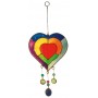 Suncatcher "Herz" Fiberglas bunt 15cm