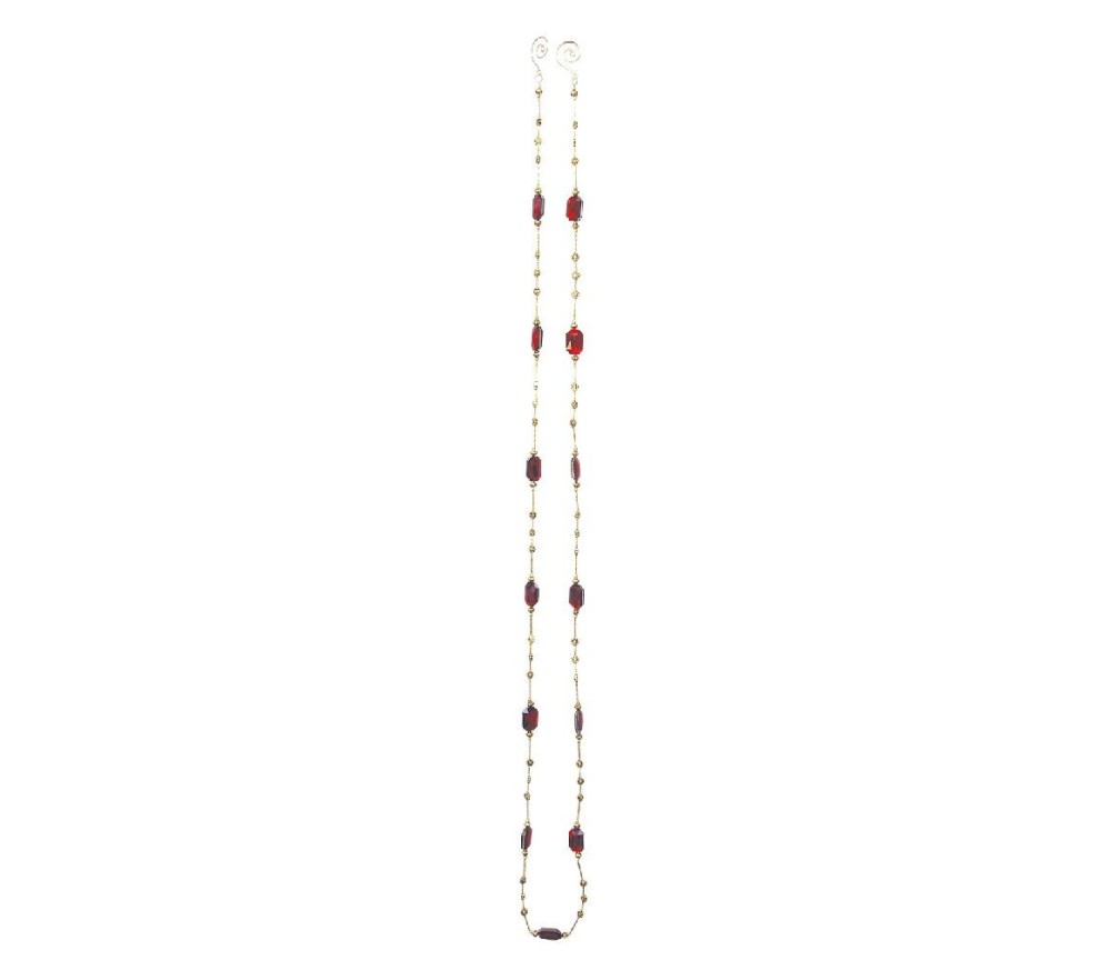 Raumschmuck Acryl Girlande rot 2x180cm