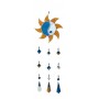 Tiffany Sonne-Mobile Glas blau/gelb 15x40cm