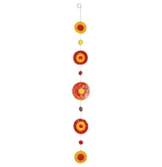 Suncatcher "Centrum" Fiberglas rot-orange-gelb 70cm