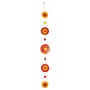 Suncatcher "Centrum" Fiberglas rot-orange-gelb 70cm