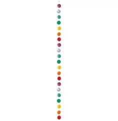 Muschelmobile regenbogenfarben 3er Capiz 160cm