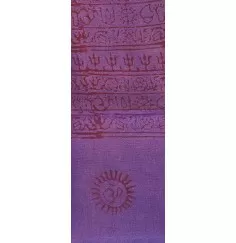Gebets-Schal Baumwolle lila 90x180cm