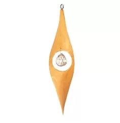 Kristallobjekt Spirale natur 15cm