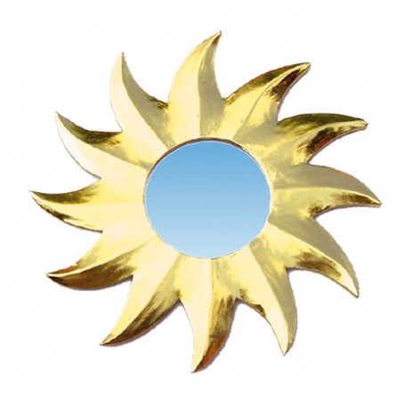 Spiegel "Sonnenstern" gold 20cm