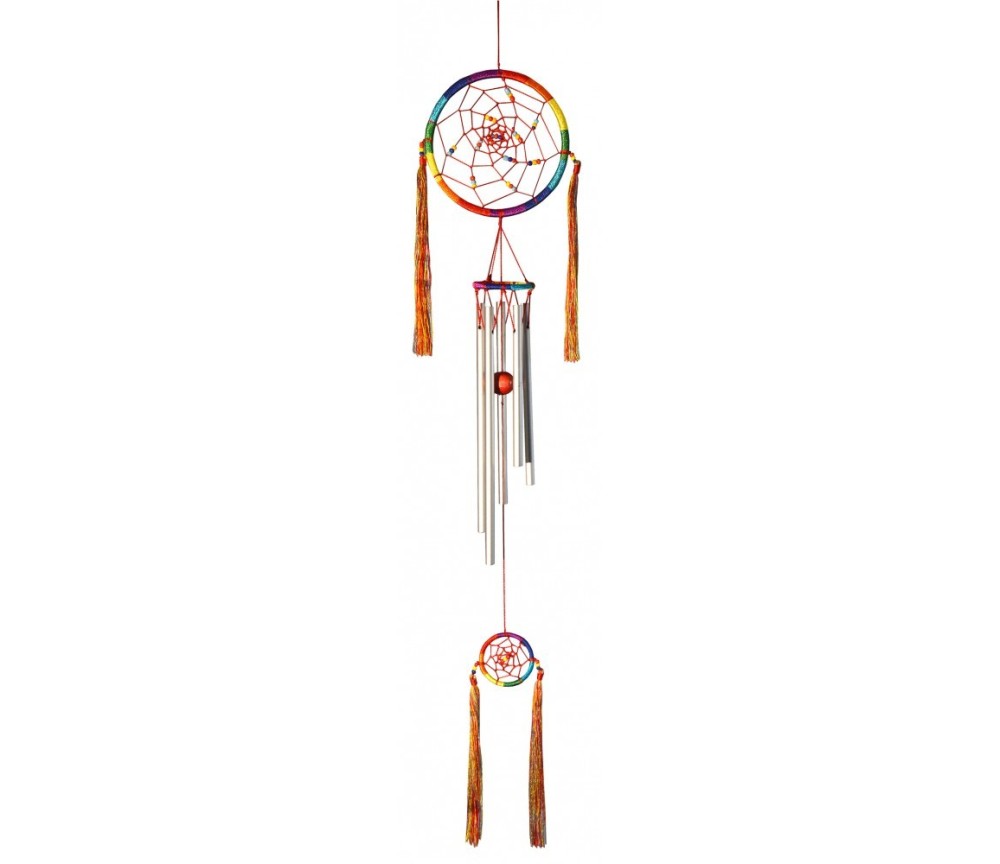 Traumfänger Klangspiel bunt 15x80cm