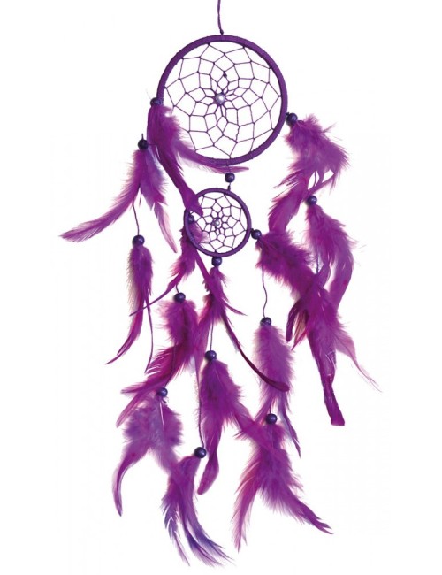 Traumfänger Mobile mit langen Federn 12x60cm