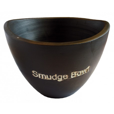 Räuchergefäß "Smudge-Bowl" klein Keramik schwarz