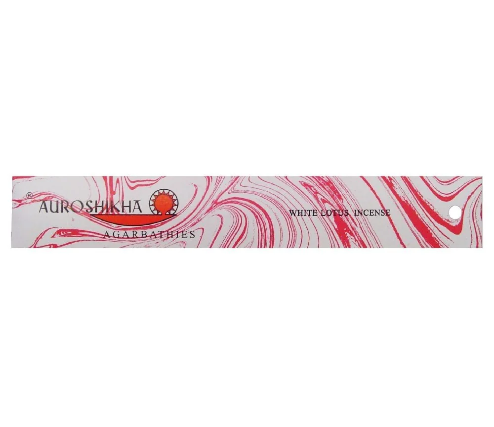 Auroshikha Räucherstäbchen "White Lotus"