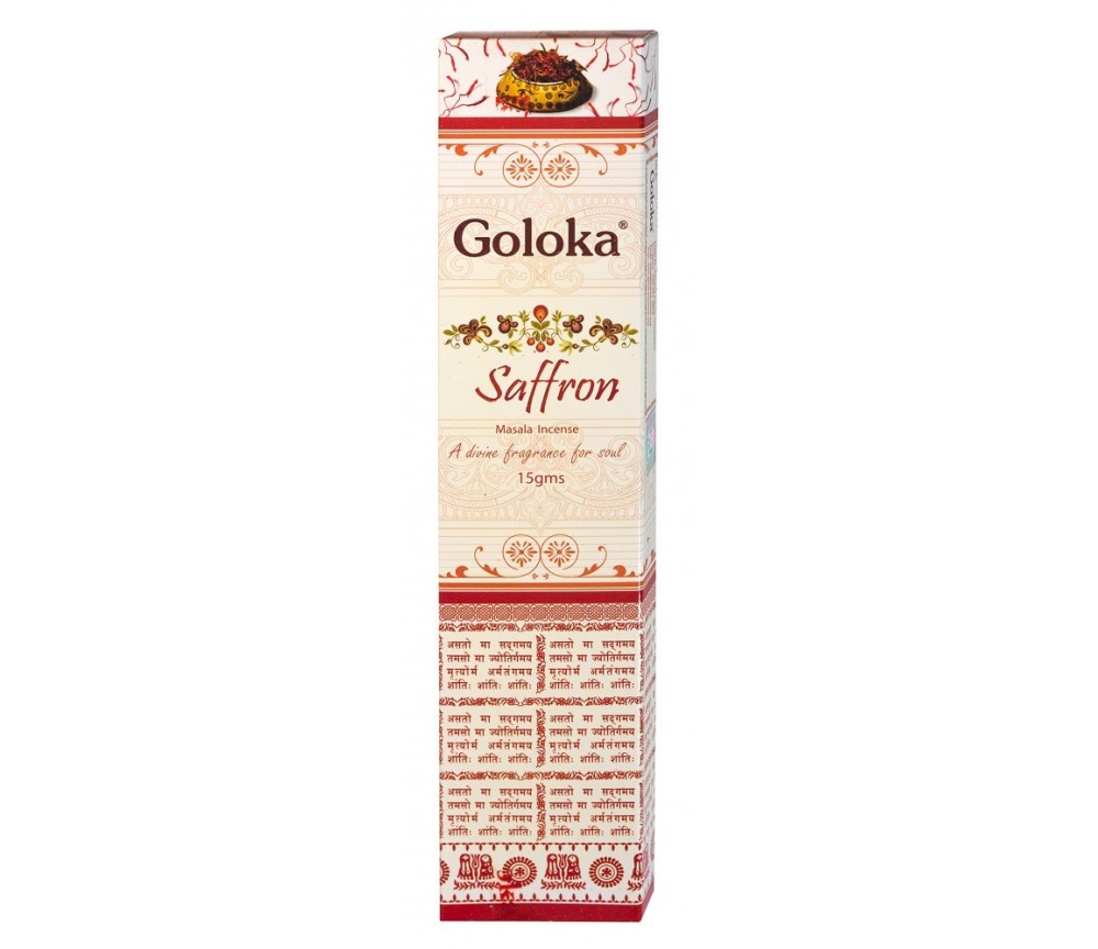 Goloka Incense "Saffron" 15gr.