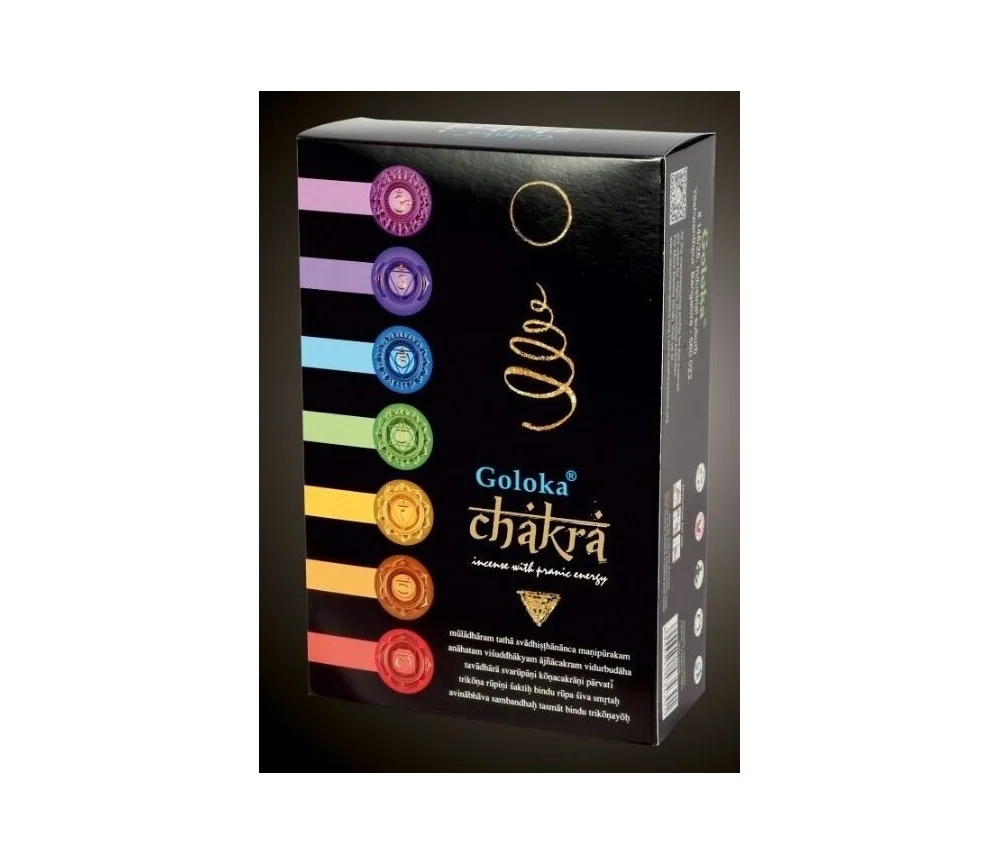 Goloka Incense "Mysterious Black - Chakra" 15gr.