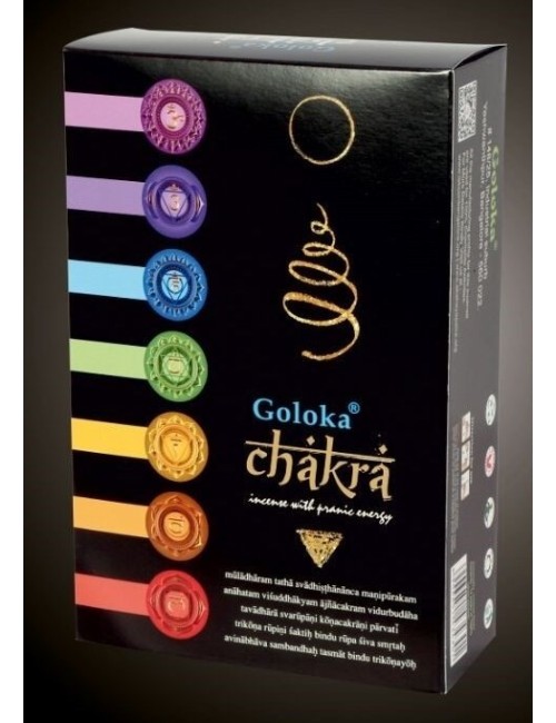 Goloka Incense "Mysterious Black - Chakra" 15gr.
