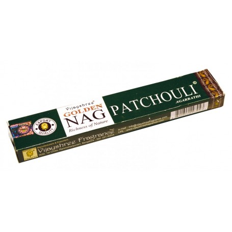 Vijayshree Incense "Golden Nag Patchouli" 15gr.