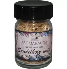Räucherstoff Sandelholz weiss 50ml Glas