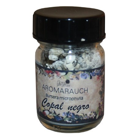 Räucherstoff Schwarzer Copal 50ml Glas