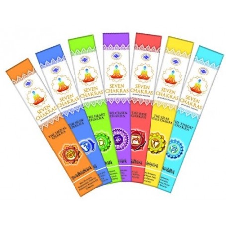 Green Tree Incense "Seven Chakras" Set 7 x 5 Stäbchen