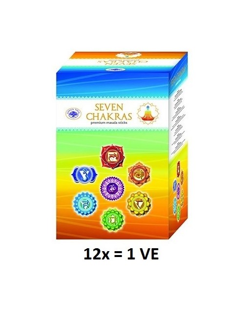 Green Tree Incense "Seven Chakras" Set 7 x 5 Stäbchen