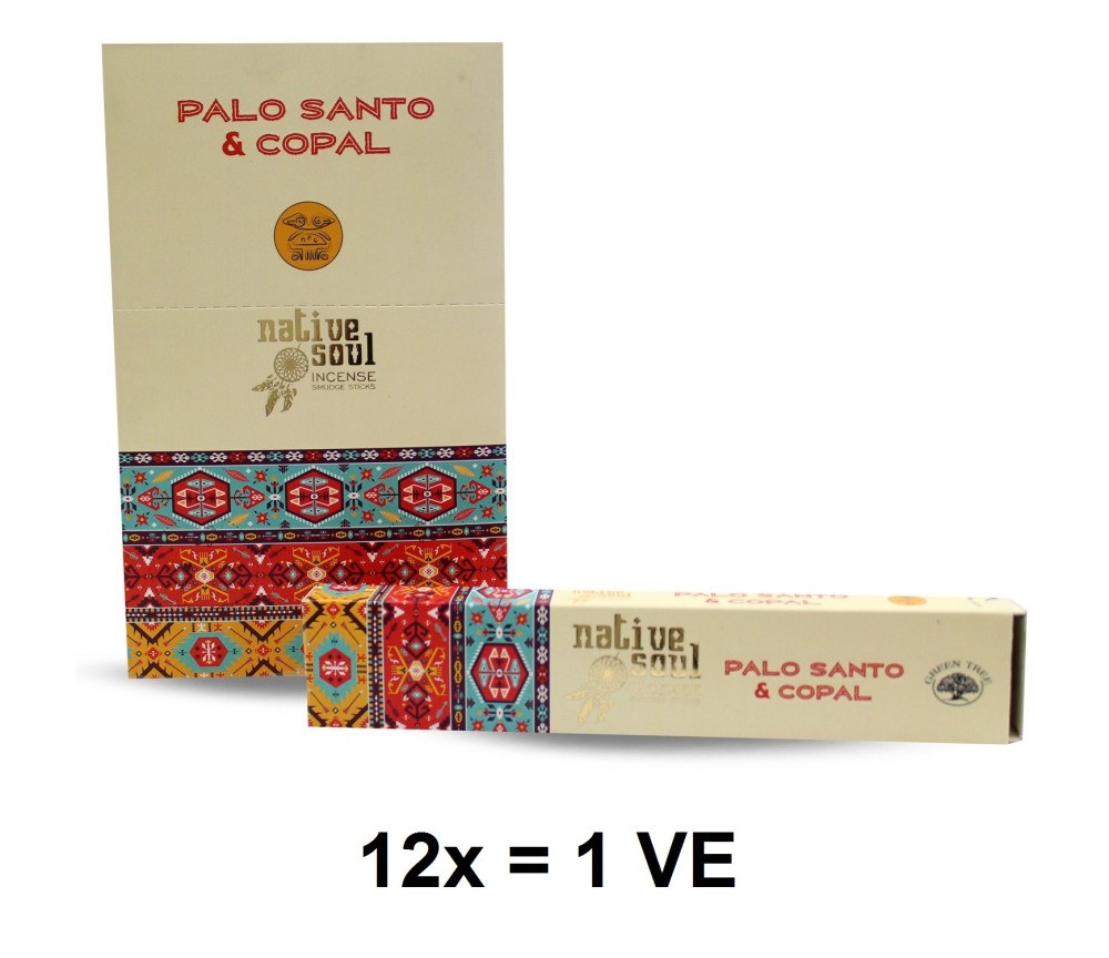 Green Tree Native Soul Incense "Palo Santo & Copal" 15gr.