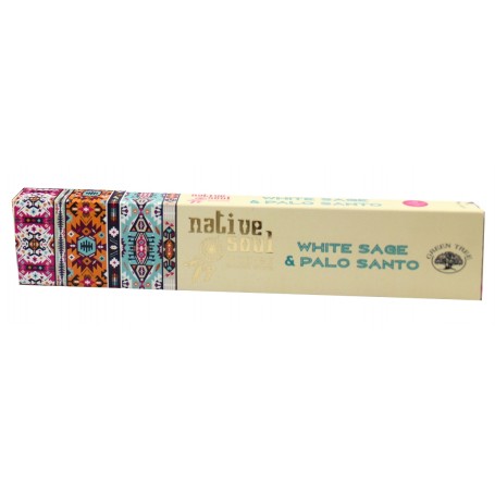 Green Tree Native Soul Incense "White Sage & Palo Santo" 15gr.