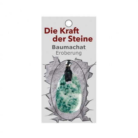 Kraftstein-Anhänger Baumachat (Stabilität)