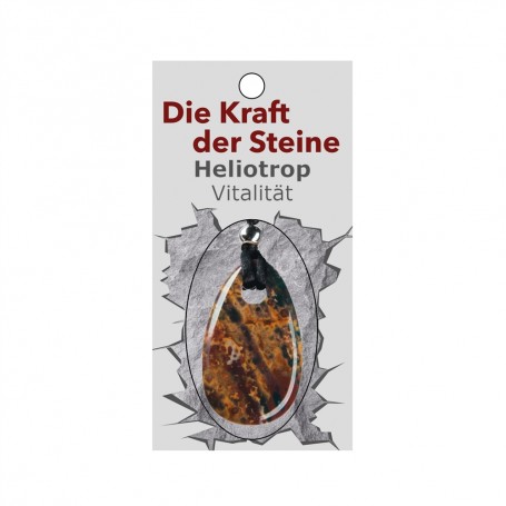 Kraftstein-Anhänger Heliotrop (Vitalisierung)