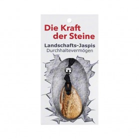 Kraftstein-Anhänger Landschafts-Jaspis (Durchhaltevermögen)