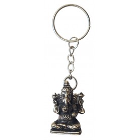 Schlüsselanhänger "Ganesha" Messing 8cm