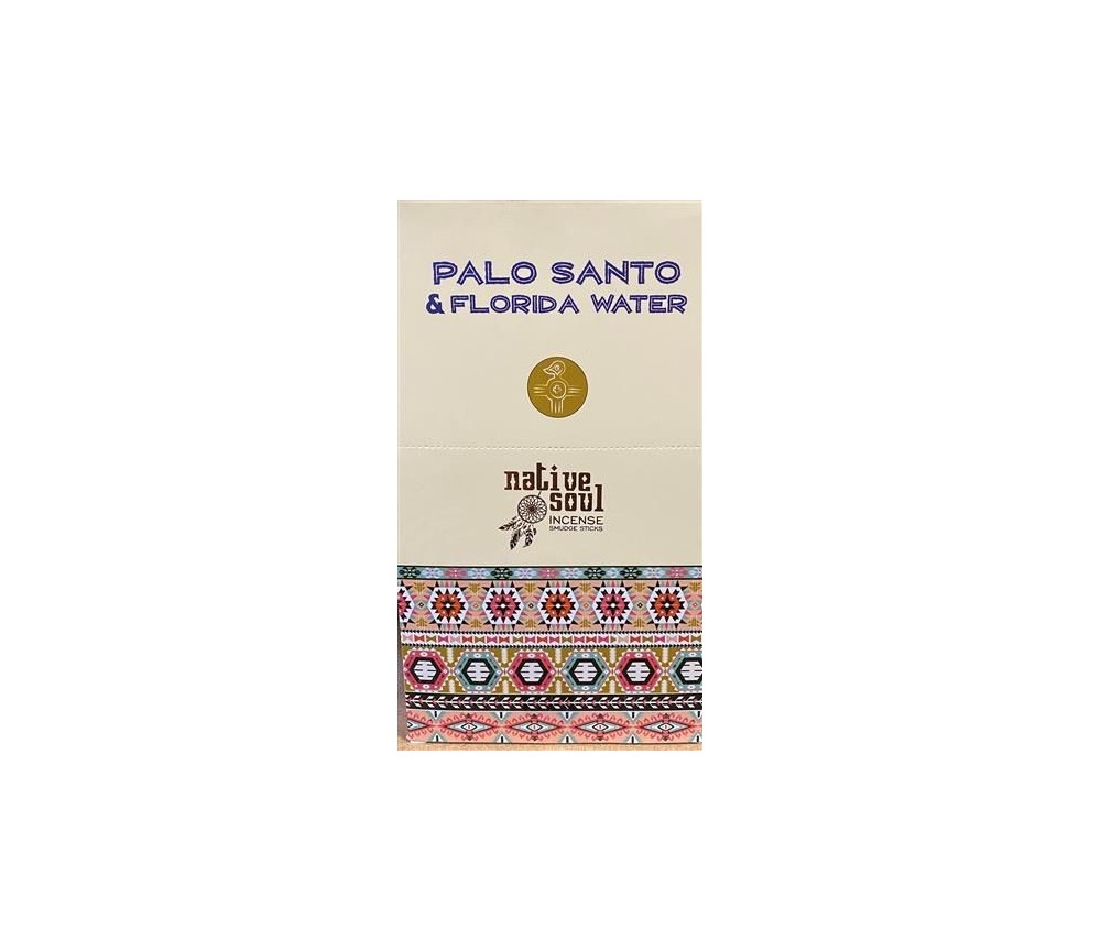 Green Tree Native Soul Incense "Palo Santo & Florida Water" 15gr.