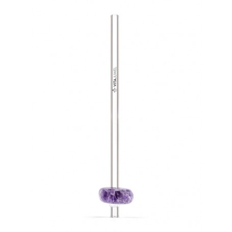 VitaJuwel - Trinkhalm Crystal Straw - Amethyst