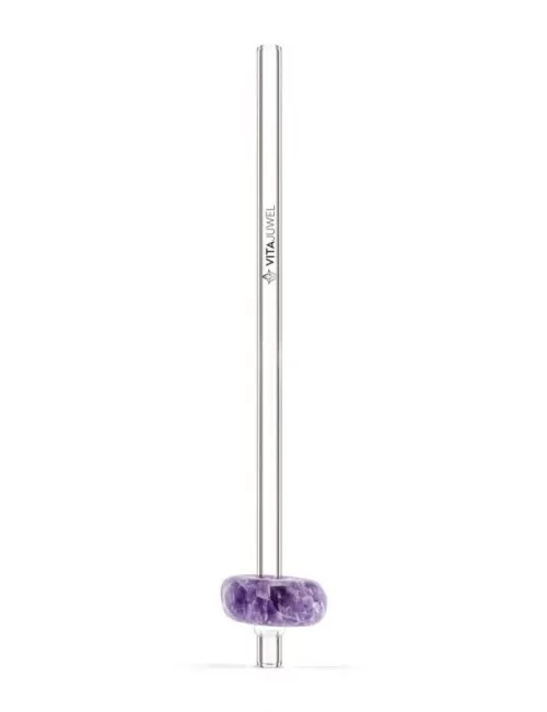VitaJuwel - Trinkhalm Crystal Straw - Amethyst