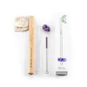 VitaJuwel - Trinkhalm Crystal Straw - Amethyst