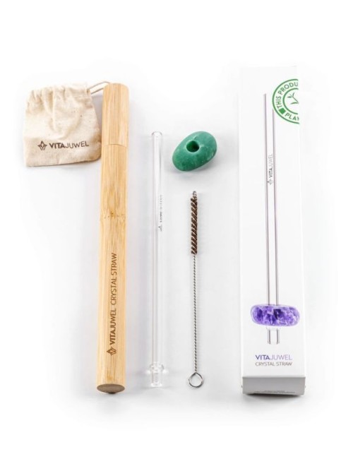 VitaJuwel - Trinkhalm Crystal Straw - Aventurin