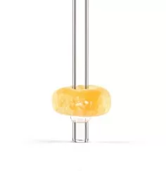 VitaJuwel - Trinkhalm Crystal Straw - Orangencalcit