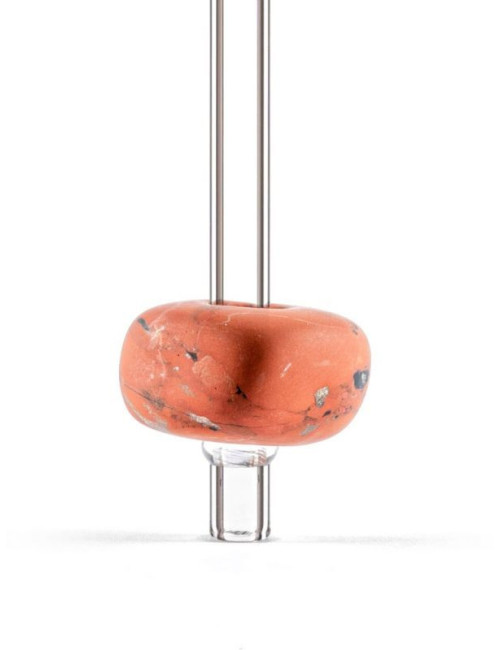 VitaJuwel - Trinkhalm Crystal Straw - Roter Jaspis