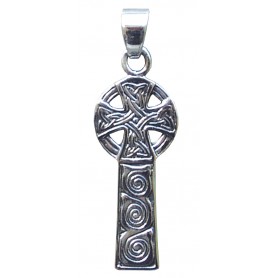 Anhänger "Keltisches Kreuz mit Sonnenrad" Silber 925