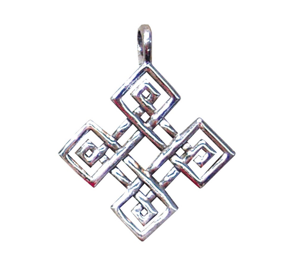 Anhänger -  Keltischer Vierfachknoten- 925 Silber 3,4g